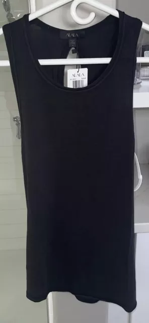 Alala womens Fly Back black tank size M NWT