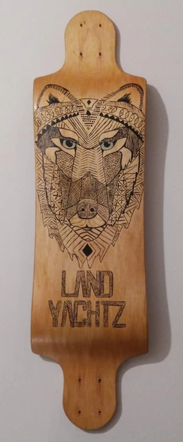 35" Maple Drop Down Longboard. Land Yachtz refurbished Downhill Switch Deck. 35" Maple Drop Down Longboard. Land Yachtz refurbished Downhill Switch Deck.