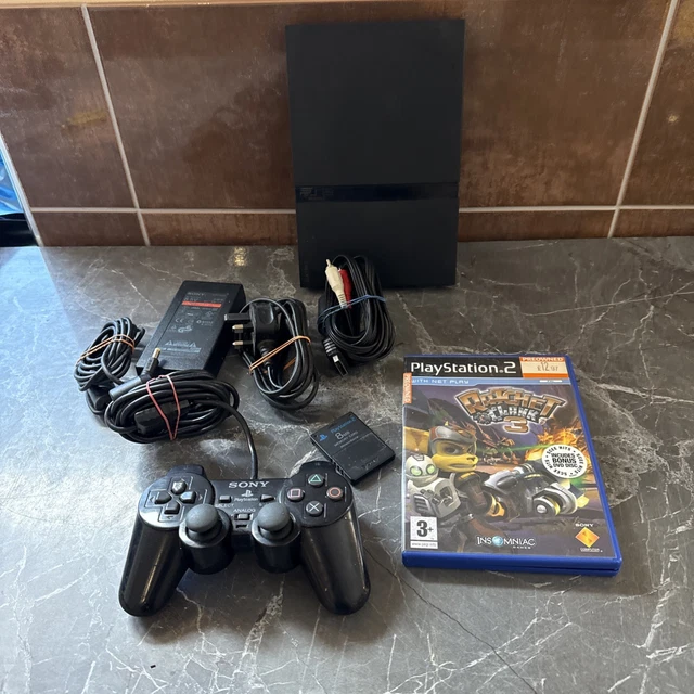 Used Working Ps2 SONY PLAYSTATION 2 ps2 Black slim Console Working SCPH-75003 £49.99 ...