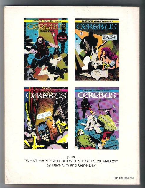 Aardvark Vanaheim Press Swords Of Cerebus Vol 1 2 3 & 4 Dave Sim 3