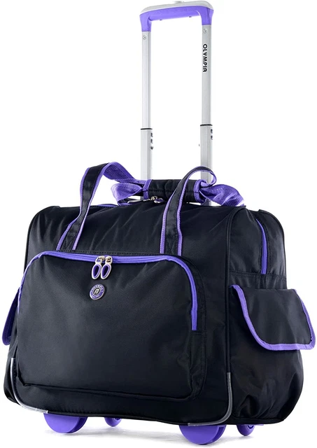Olympia Deluxe Fashion Rolling Overnighter New
