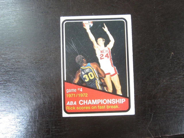 1972-73 Topps # 244 Rick Barry Card (B46) New Jersey Nets