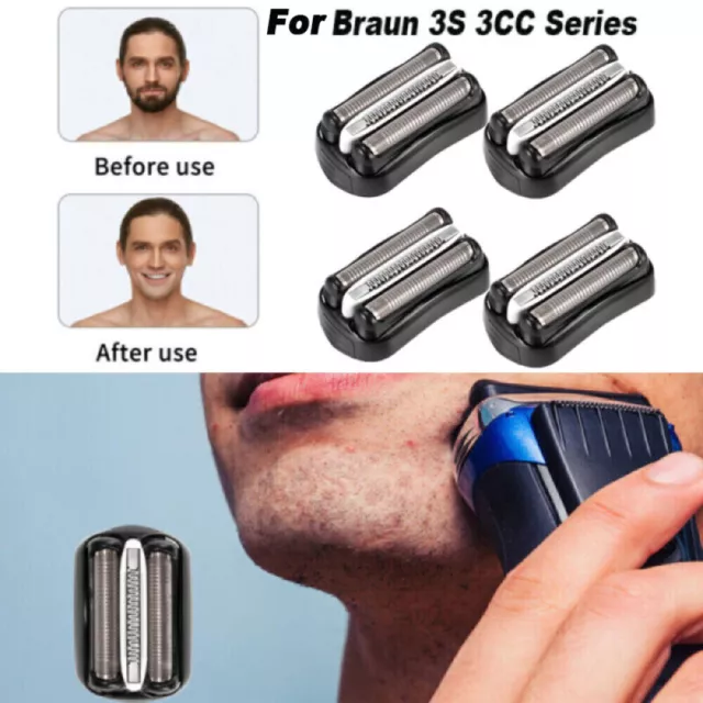 Replacement Foil Shaver Head For Braun Series 3 3CC 310S 340S 3000S 3080S 3050CC