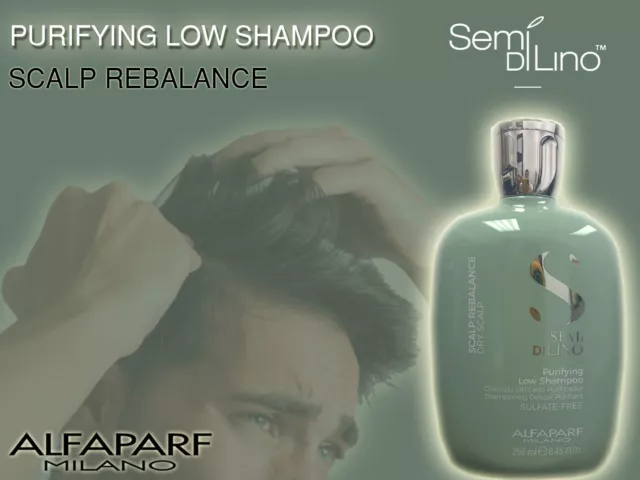 ALFAPARF MILANO SCALP Semi Di Lino Purifying Low Shampoo 250 ml