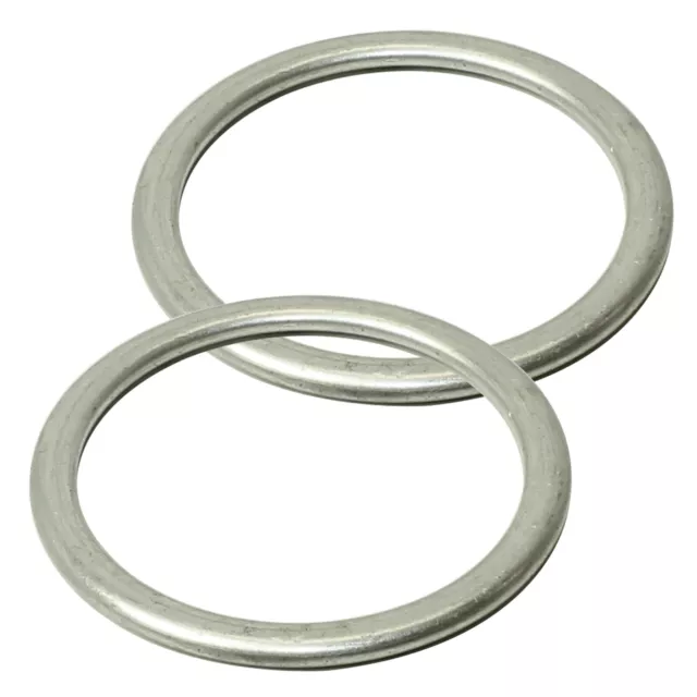 2 Exhaust Pipe Gaskets for Kawasaki EX650A Ninja 650R 2006