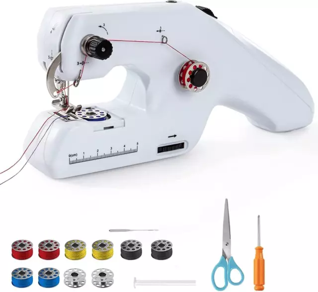 YITIKA Hand Sewing Machine Portable Electric,Double Thread Hand Sewing Machin...