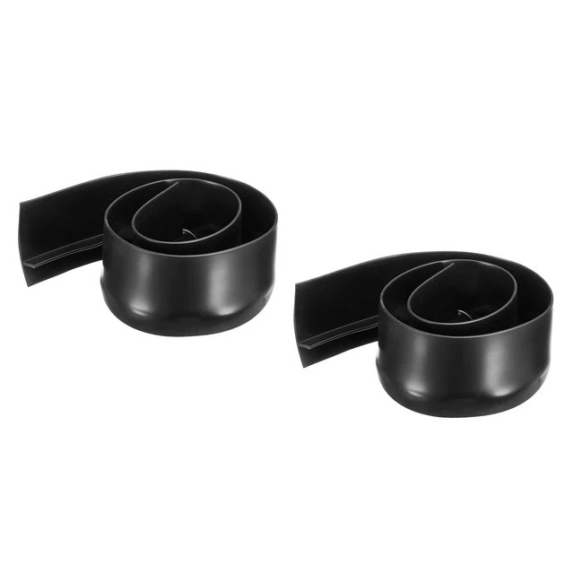 25" Lunghezza Silicone Stufa Spazio Coperchio Spazio Riempimento,Nero 2pz