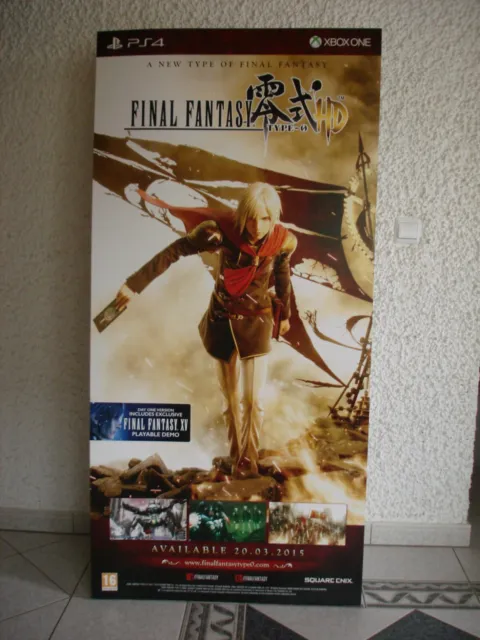 Final Fantasy Type-0 Promo Pappaufsteller Display Standee Ultra Rare / Rar