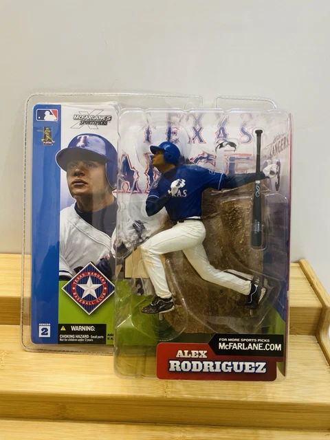 2003 MCFARLANE MLB Series 8 Alex Rodriguez Texas Rangers Misb
