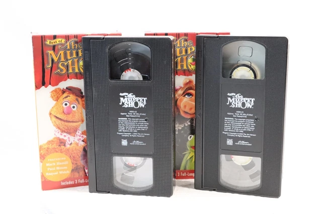THE BEST OF the Muppet Show VHS lot Kermit Miss Piggy Mark Hamill Elton ...