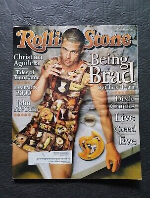 Rolling Stone Magazine Issue 824 October 28,1999 Brad Pitt Christina Aguilera