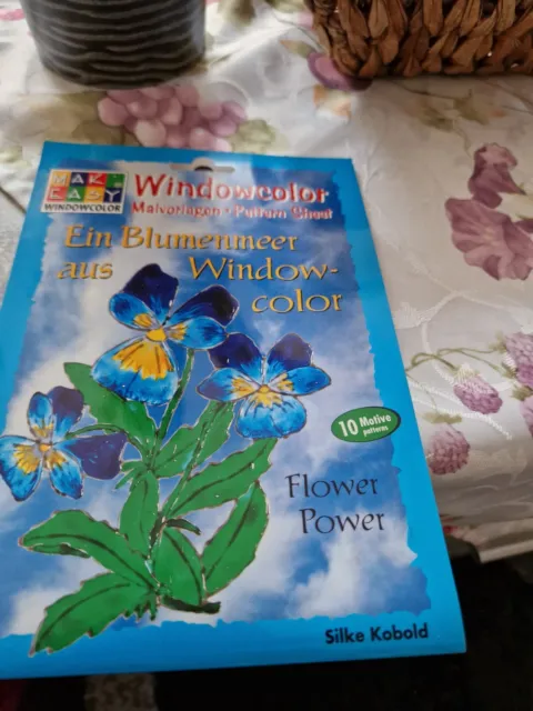 MAK´ EASY "Window Color:Ein Blumenmeer aus Window Color" Malvorlagen - Neuwertig