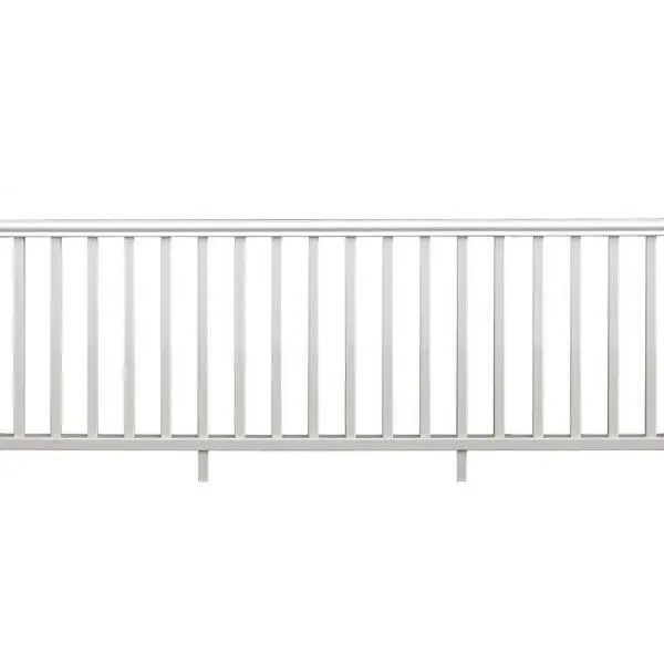 Veranda Traditional Rail Kit White Porch Patio Vinyl Deck Railing 8 ft. x 36 in. 2