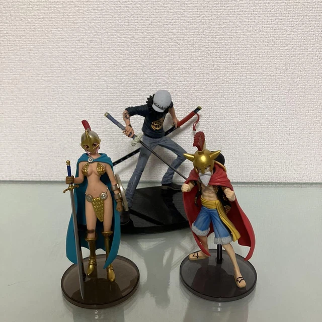 One piece Figure lot of 3 Dressrosa edition Lucy Rebecca Law no box bulk sale
