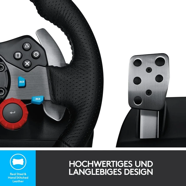 Marchand: Logitech G29 Driving Force Jeux Rennlenk PS4 PS5 PC État : Bien 4