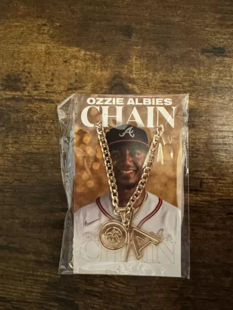 Ozzie Albies Atlanta Braves Replica Chain SGA 5/10/23