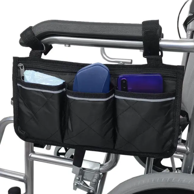 Rollstuhl Seitentasche Armlehne Handyhalter Mobilitätshilfe für ältere DA