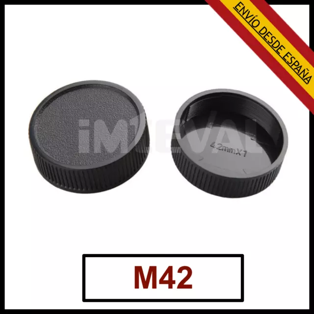 Tapa Lentes M42 Lens Cap M42 New Tapa Trasera M42 Objetivo Camara Reflex 2