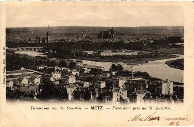 CPA AK Panorama von St-QUENTIN - METZ - Panorama pris du St-QUENTIN (650941)