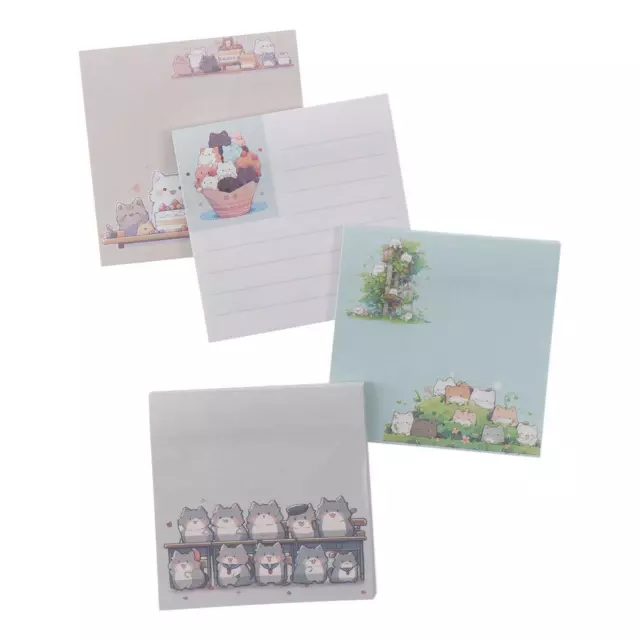 Lightweight Unique Animal Sticky Notes Durable Cute Memo Pads