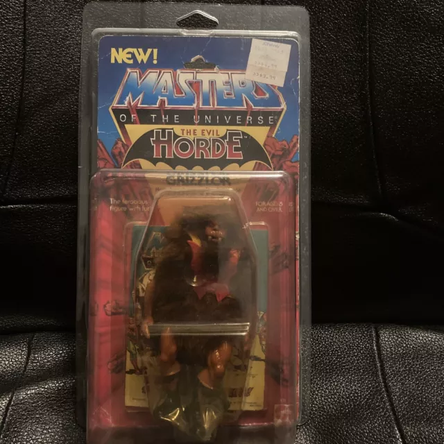 Vintage 1984 Mattel Motu Grizzlor Evil Horde Figure Moc , Mib,misb, Sealed