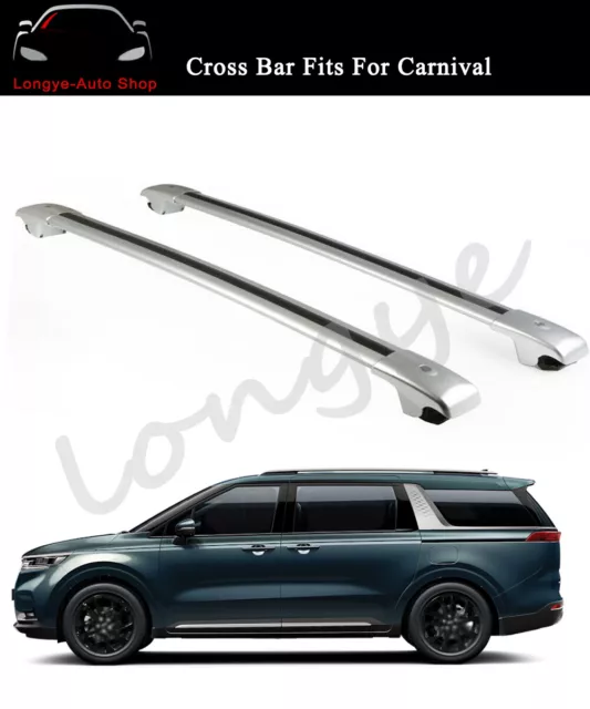 2PCS Crossbar Cross Bar Roof Rack Rail Carrier Fits for KIA Carnival 2021-2024