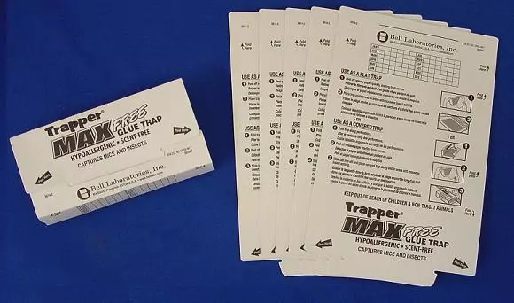 72 Mouse Traps Glue Boards Sticky Glue Trap Unscented - No Peanut Butter Smell