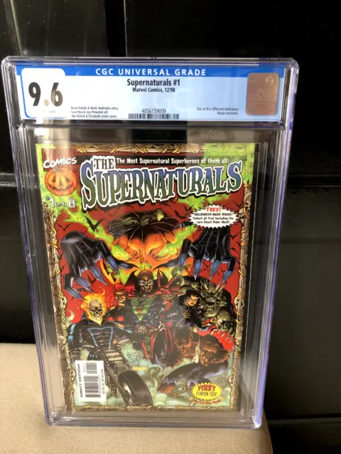 The Supernaturals #1 CGC 9.6 Marvel Comics HTF Issue Ghost Rider Halloween 1998