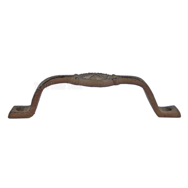 2 Star Handles Cast Iron Antique Style Rustic Barn Gate Drawer Pull Shed Door 5
