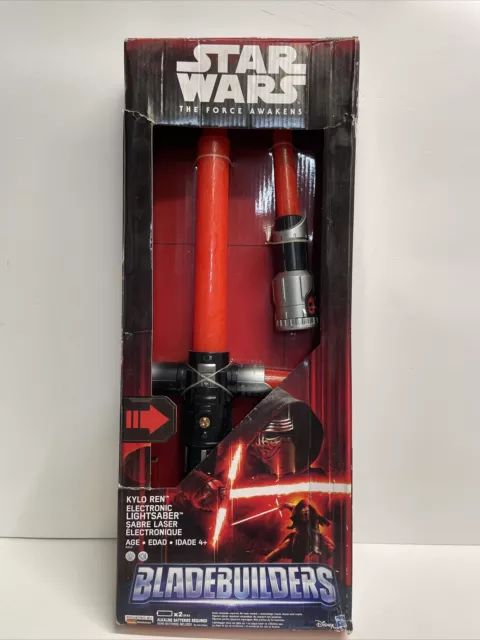 NEW! Star Wars Blade builders Kylo Ren Deluxe Electronic Light saber