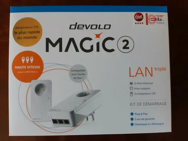Kit de démarrage adaptateur CPL Devolo Magic 1 LAN