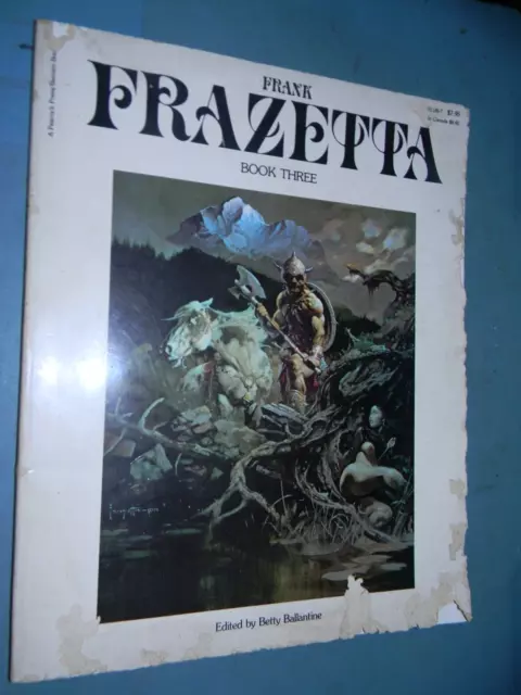 Frank Frazetta Book Three Illustrated August 1978 some damage see pics