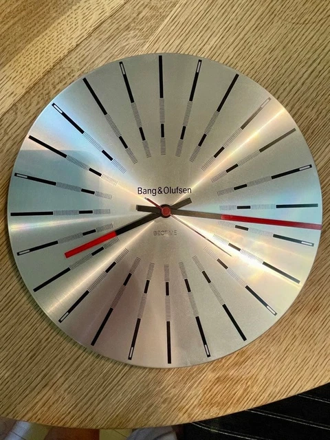 BANG & OLUFSEN BEOTIME Wall Clock MOV Original Tested Japan Rare