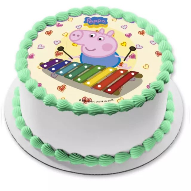 Peppa Pig Wutz Essbar Tortenaufleger NEU Geburtstag Party Deko Geschenk neu Bild