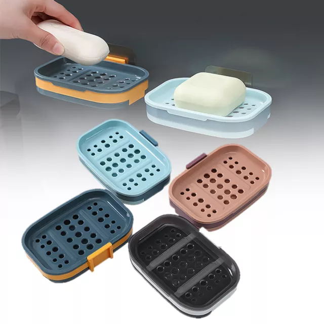 Strong Suction Soap Dish Strong Stick Easy Clean Tray Holder Shower Accessory