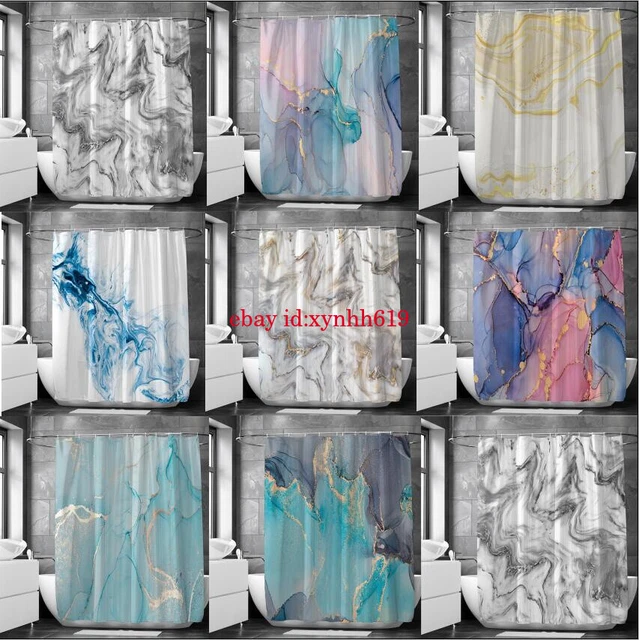 Cortina de ducha textil cortina de bañera cortina de bañera con anillos 12 tamaño 100-300 cm