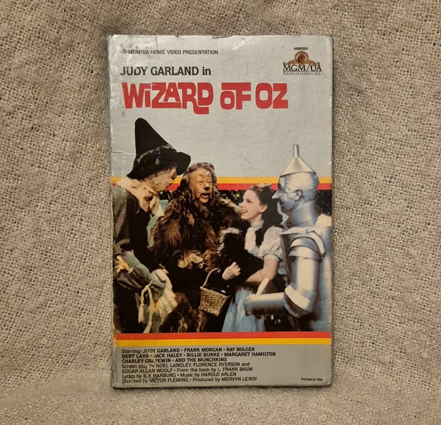 The Wizard Of Oz Hanging Munchkin Original Vhs Tape