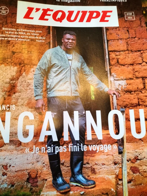 Le mag L'EQUIPE :2024: PARIS Paralympiques 2024, NGANNOU & MMA, BOWLING