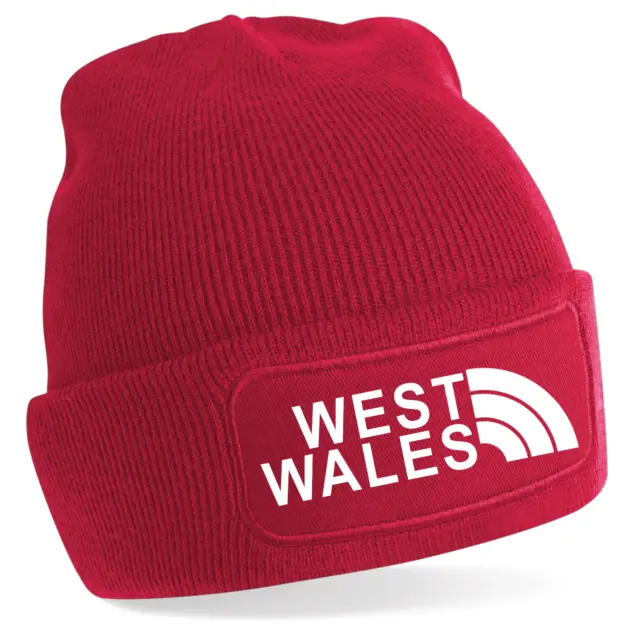 West Wales Beanie Wrexham Football Fan Rugbly Fan Welsh Beechfield 8 colours NF