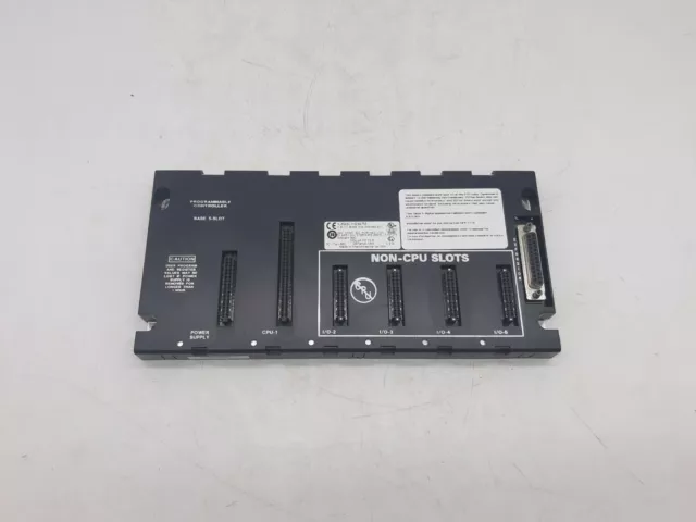 GE Fanuc IC693CHS397M Programmable Controller 5 Slot Base