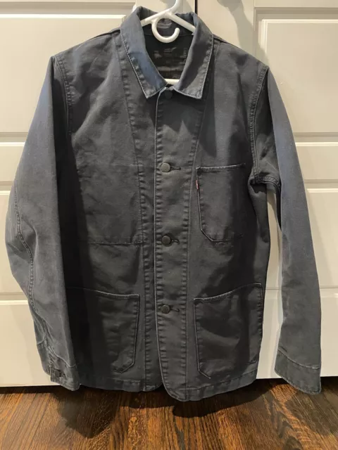 Levi’s - Heavy Canvas Chore Coat - Navy, Size Medium. Excellent Condition