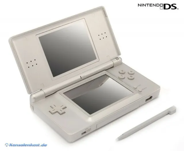 Nintendo DS - Konsole Lite #silber + Stromkabel NEUWERTIG