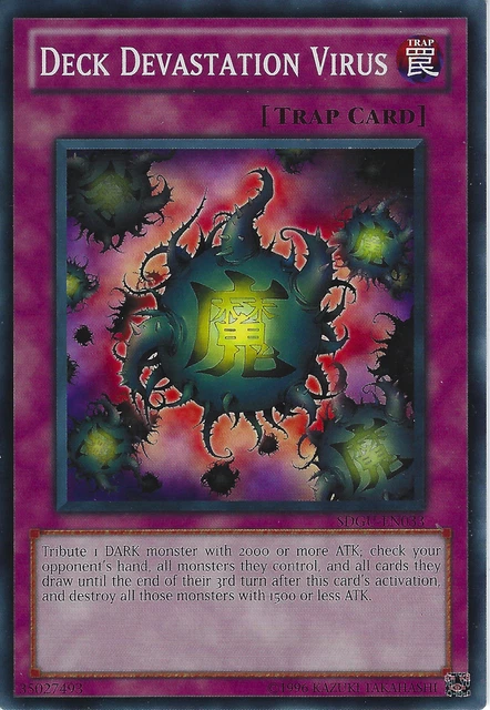 1x (EX) Deck Devastation Virus - SDGU-EN033 - Common - Unlimited Edition  YuGiOh