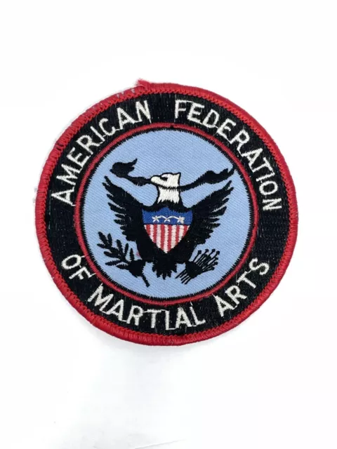 Vintage American Federation Of Martial Arts Embroidered Patch
