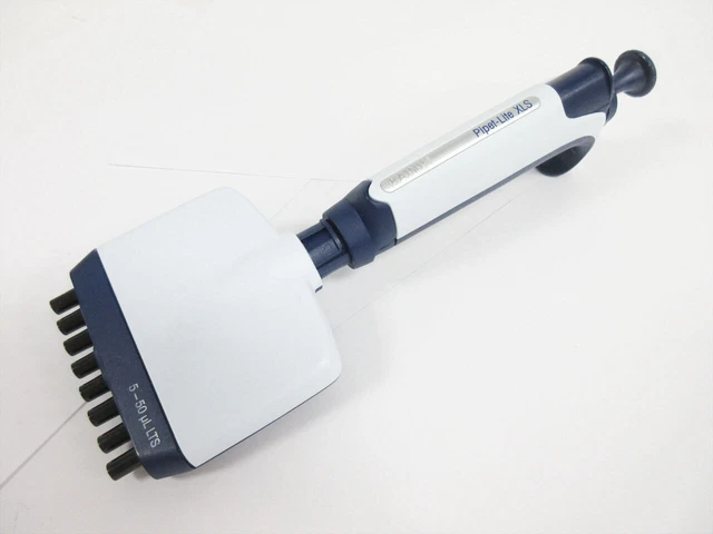 Rainin L8-50Xls+ 17013804 8 Channel Pipet-Lite Pipette 5 - 50 Lts Xls+