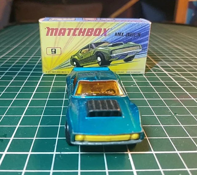 Matchbox Series - German Crane N°30 - Camion Grue Métal - Boîte Repro - Occasion