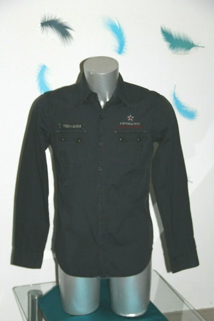 Chemise En Jean Kaporal Pour Garçon - Taille 12 Ans - Bleu - Neuf Sans étiquettes