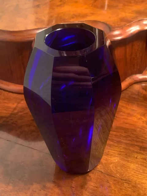 Moser Glas Signiert Vase ca.1910 Jahr Neuwertig Antik Wert ca.690 € 2