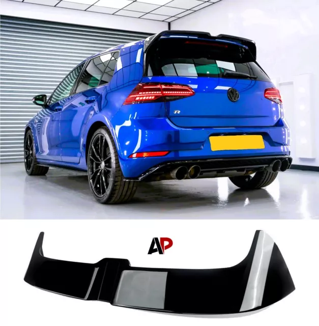 VW Golf R GTD GTI Oettinger Style hinten glänzend schwarz Kofferraumspoilerflügel MK7 MK7.5