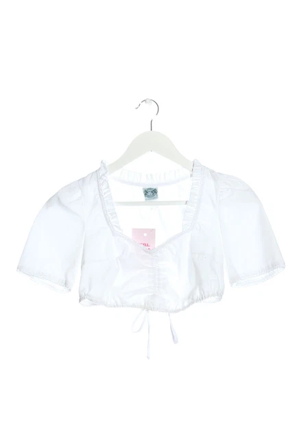 Camicia folcloristica Hammerschmid donna taglia DE 36 bianco stile classico